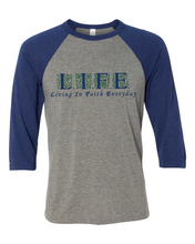 Load image into Gallery viewer, LIFE ORNAMENT Unisex Two Tone Raglans 3/4 Sleeve
