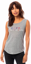 Load image into Gallery viewer, LIFE Ladies Cap Sleeve Tank
