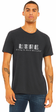 Load image into Gallery viewer, Unisex LIFE Ornament T Dark Grey
