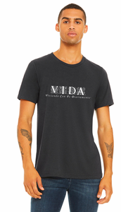 VIDA Unisex LIFE Ornament T Dark Grey