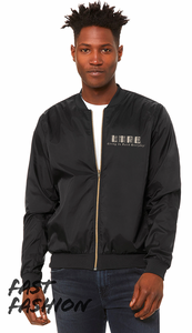 Black Unisex Bomber Jacket