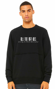 LIFE ORNAMENT Oversize Black Pullover