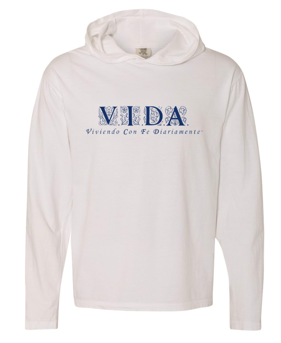 VIDA ORNAMENT Unisex Tshirt Hoodie White