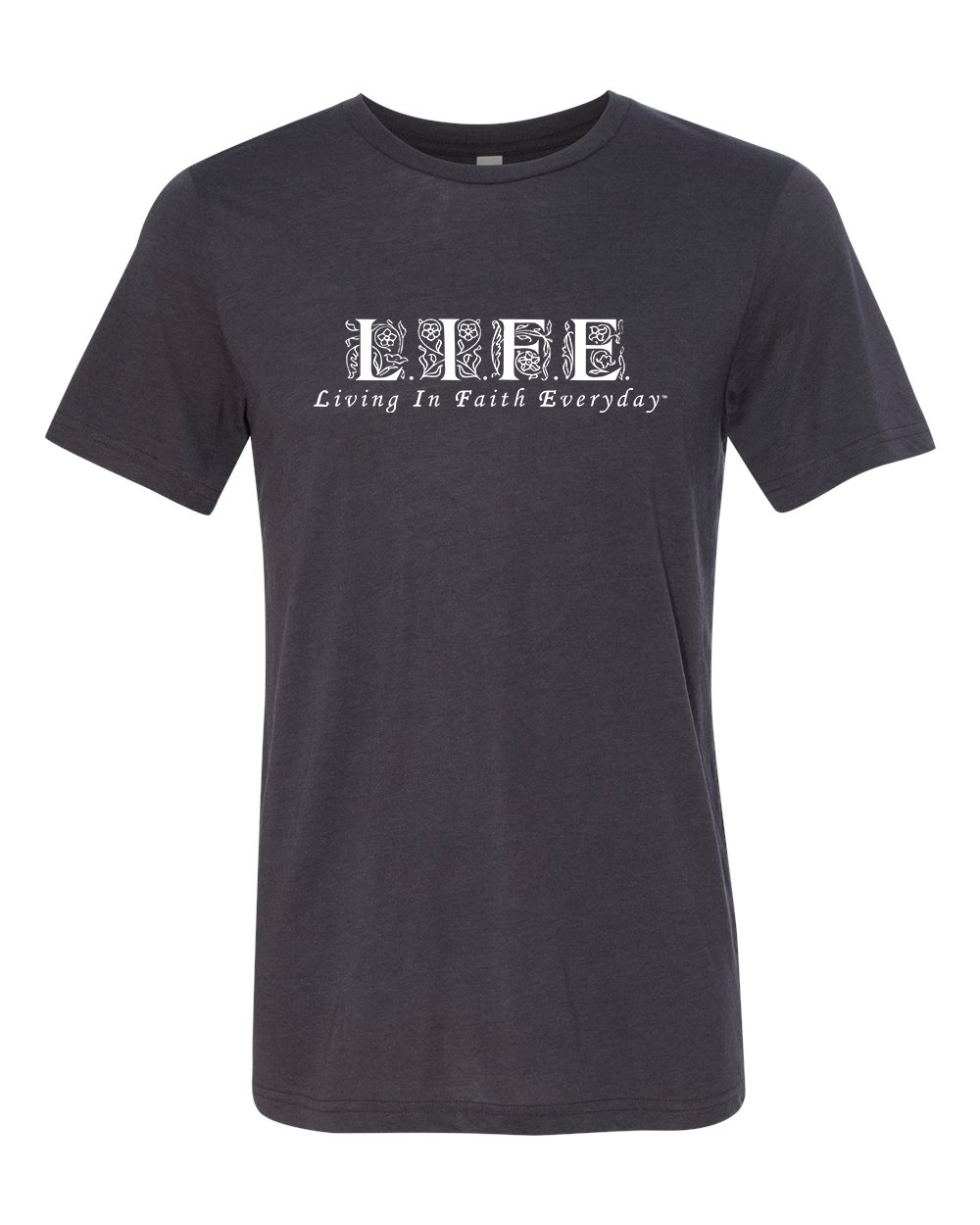 Unisex LIFE Ornament T Dark Grey